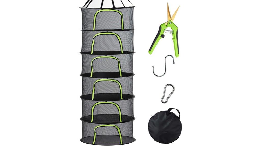 multi tier black herb rack
