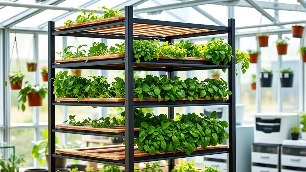 multi tier plant drying racks