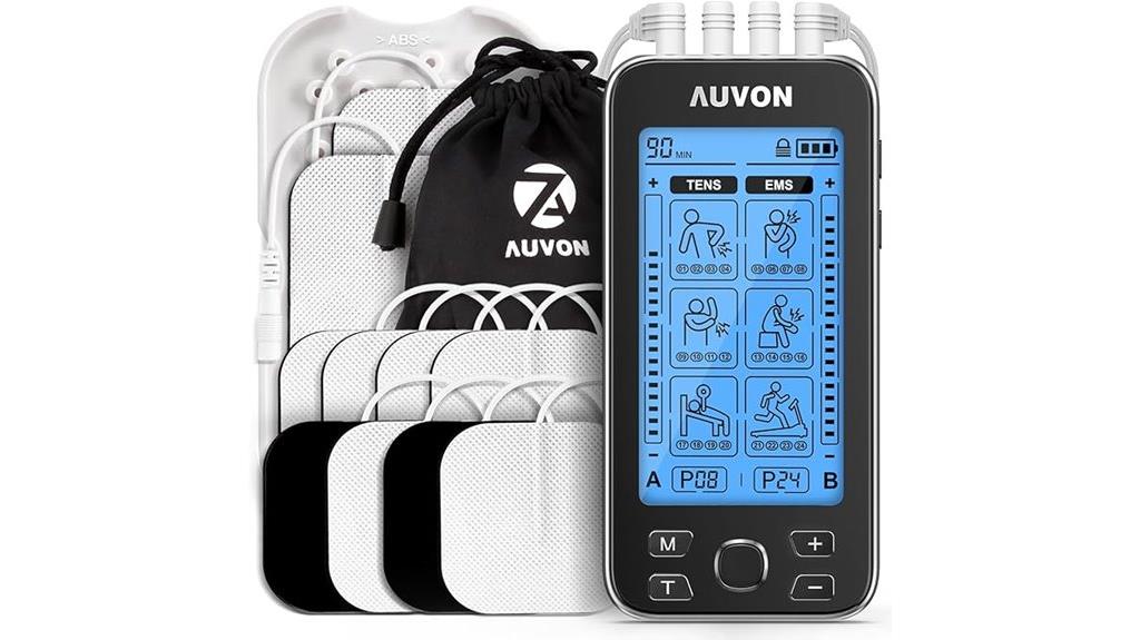 muscle stimulator with electrodes