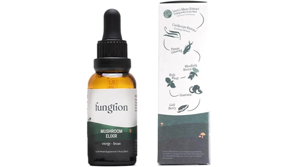 mushroom tincture with adaptogens