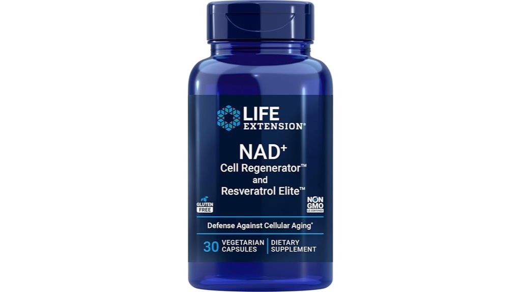 nad resveratrol cell supplements