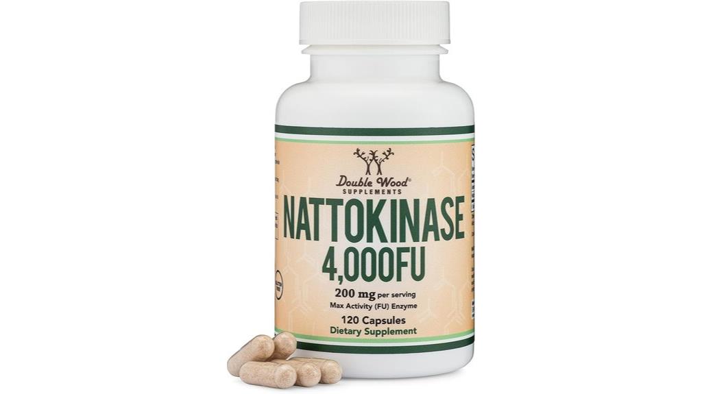nattokinase cardiovascular support capsules