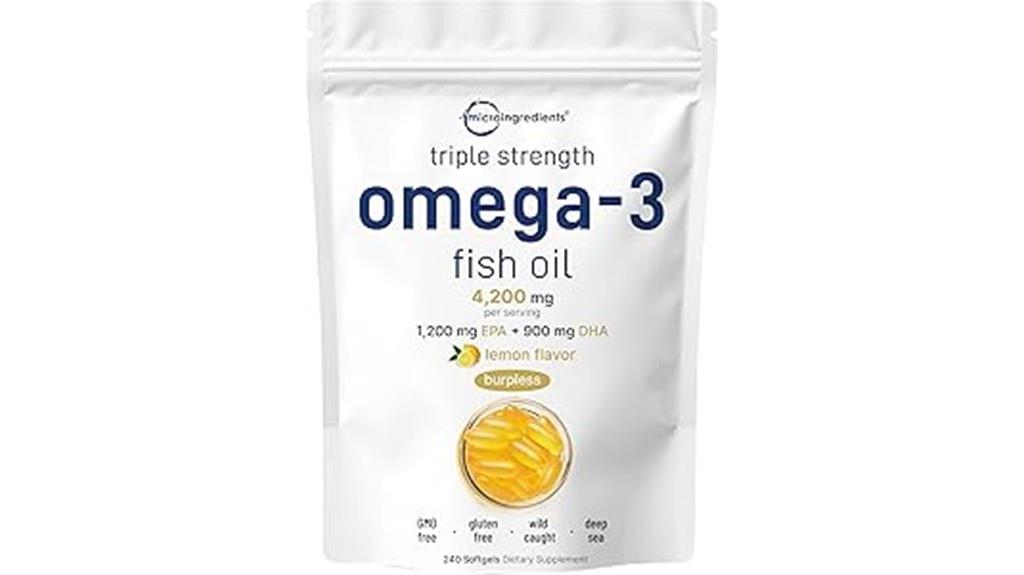 omega 3 fish oil supplements