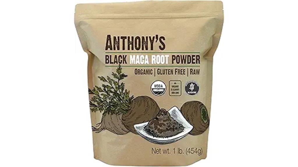 organic black maca powder