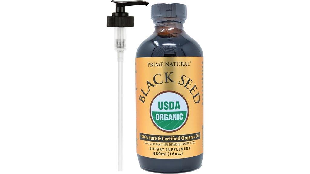 organic black seed oil