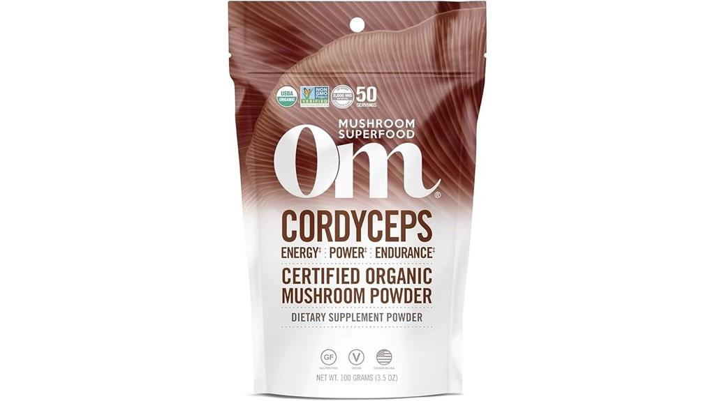 organic cordyceps mushroom powder