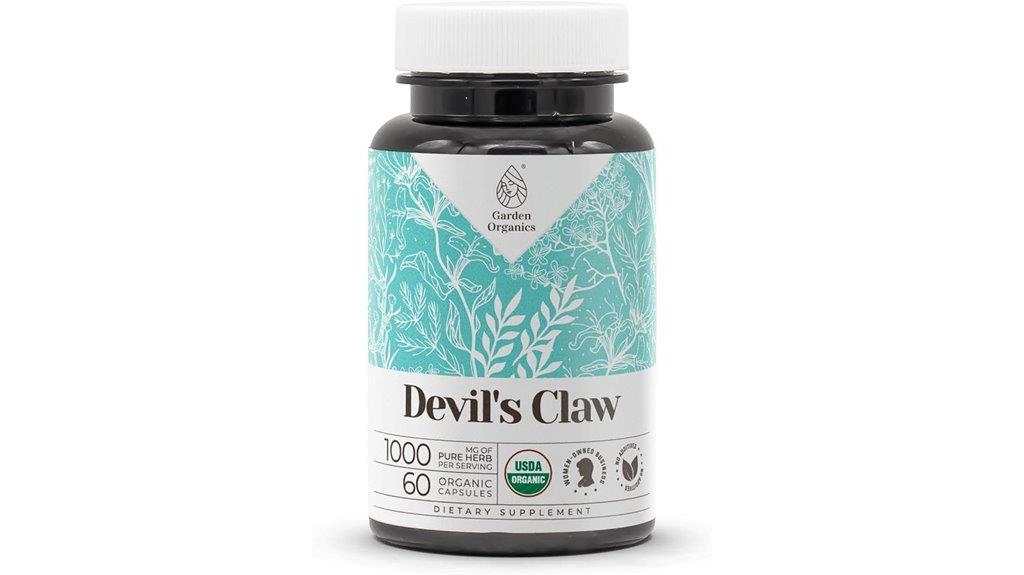 organic devils claw capsules