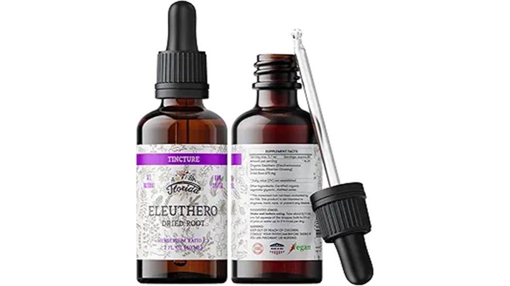 organic eleuthero tincture extract