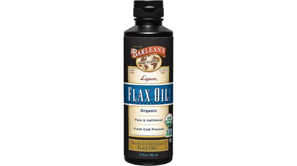 organic flaxseed oil supplement