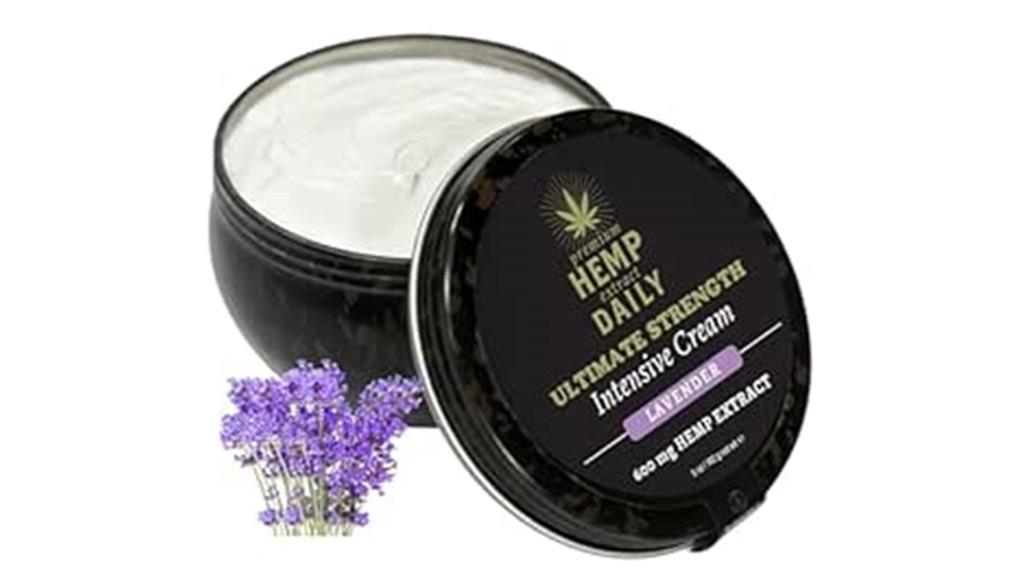 organic hemp extract cream