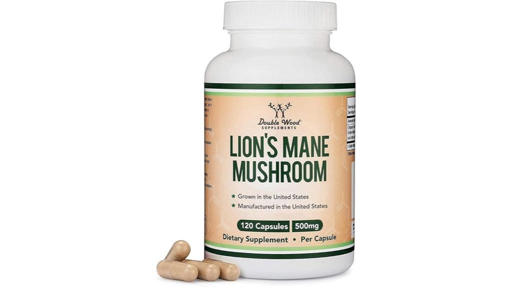 organic mushroom brain capsules