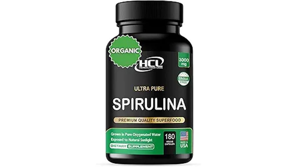 organic spirulina capsules