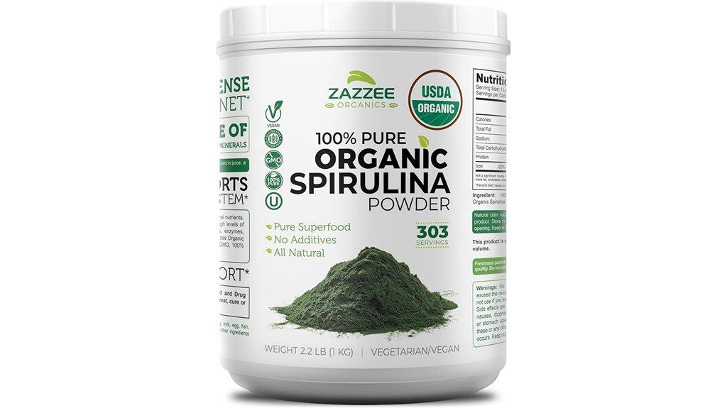 organic spirulina powder 1kg