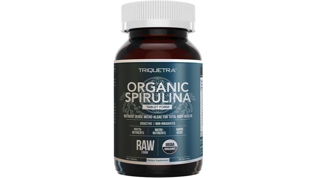 organic spirulina tablets