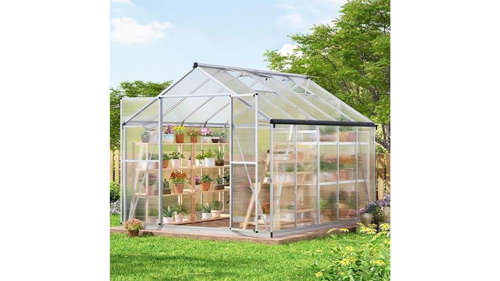 outdoor polycarbonate greenhouse