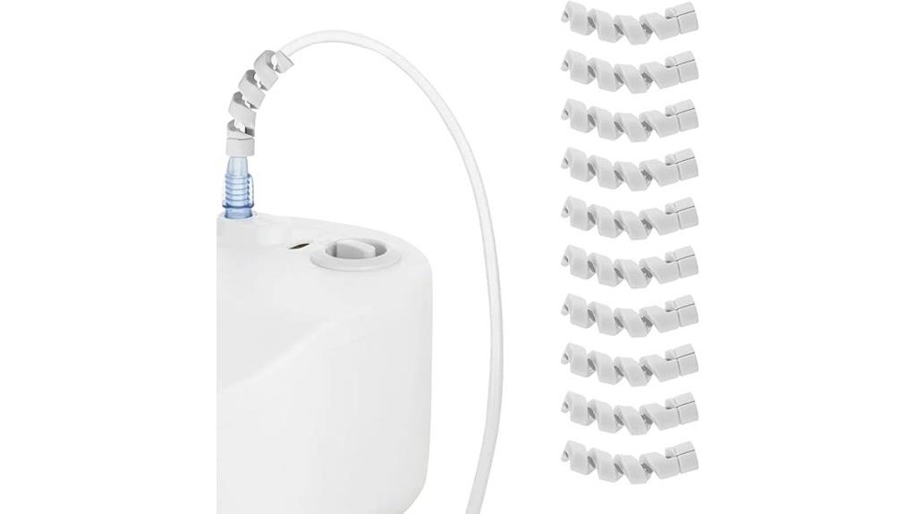 oxygen tube support crimp