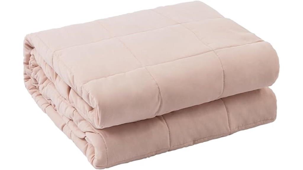 pink 20lb weighted blanket