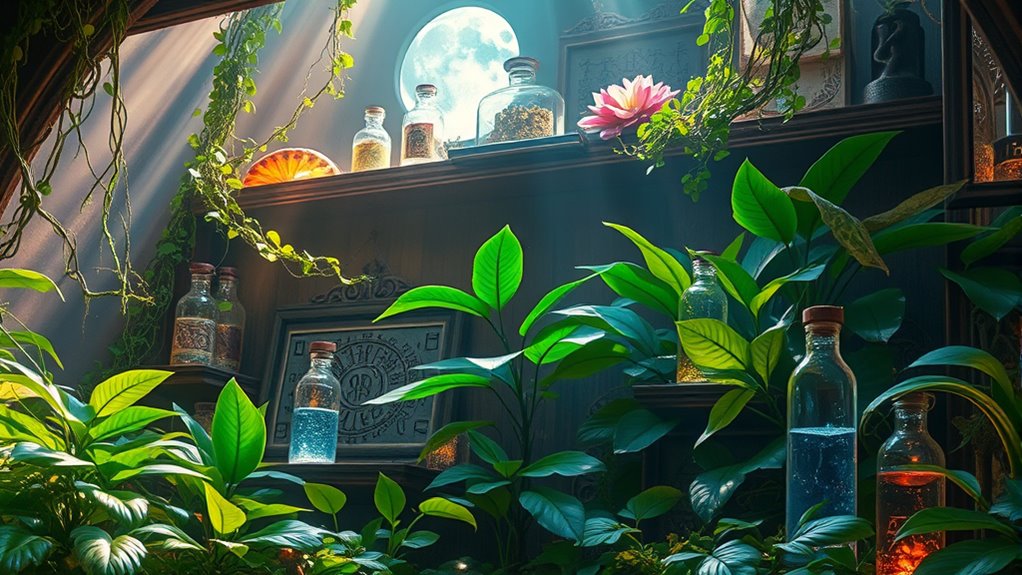 plants enhance magical rituals