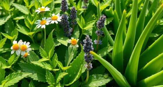 plants protecting skin aging
