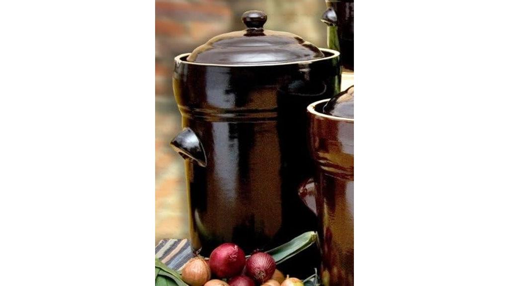 polish ceramic fermentation crock