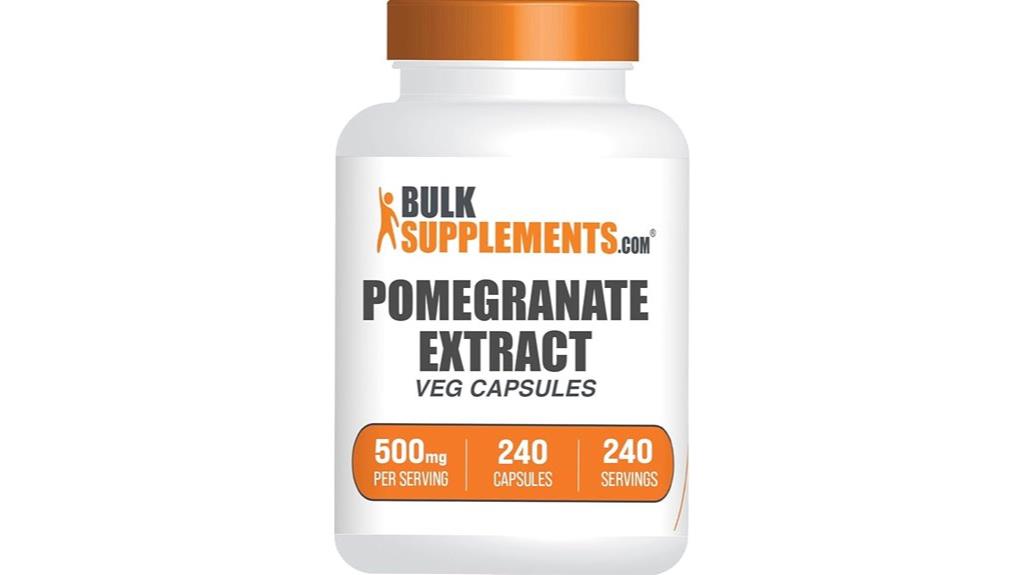 pomegranate extract capsules pack