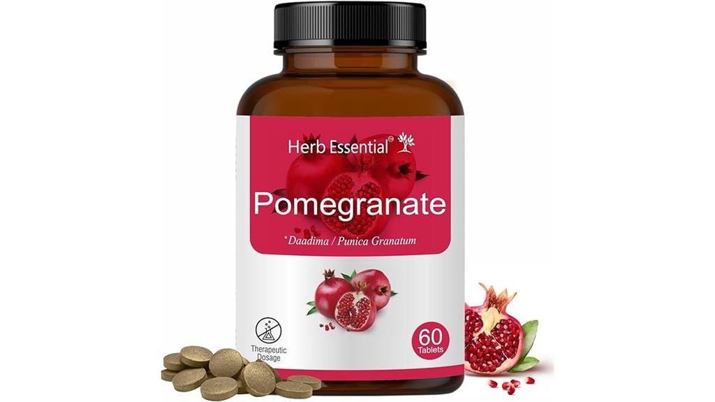 pomegranate extract vegan tablets
