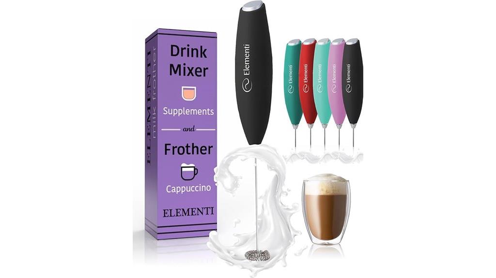 portable electric beverage mixer