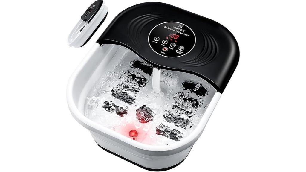 portable heated foot massager