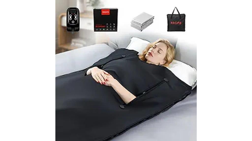 portable sauna blanket set