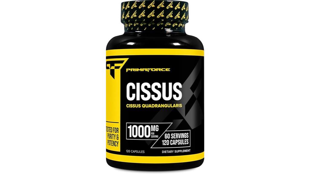 primaforce cissus quadrangularis capsules