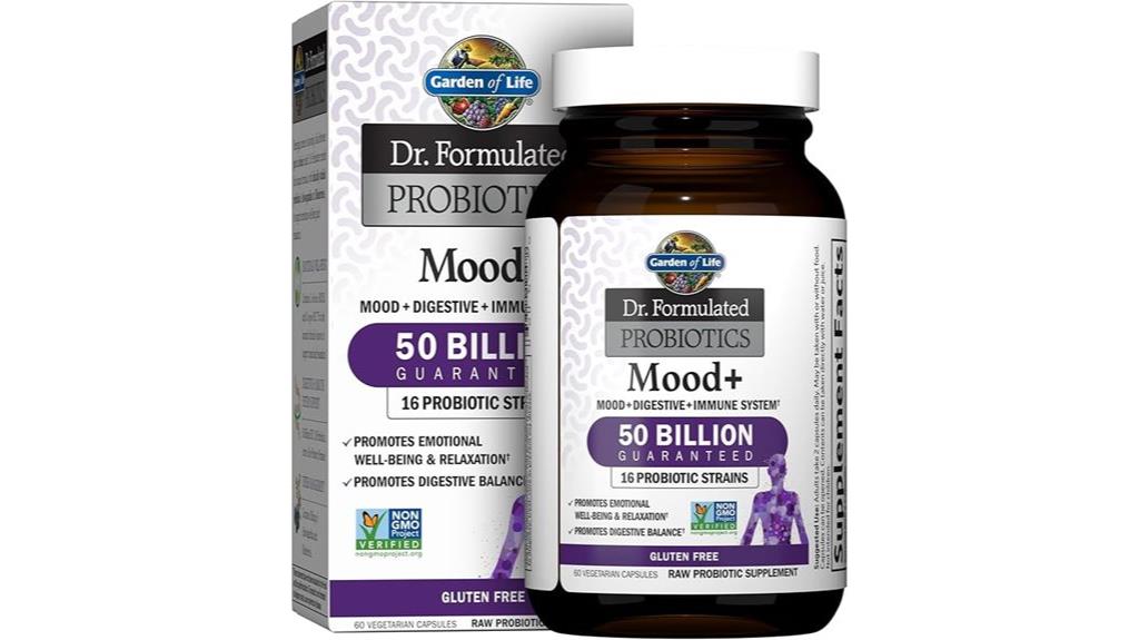 probiotic supplement with 60 capsules