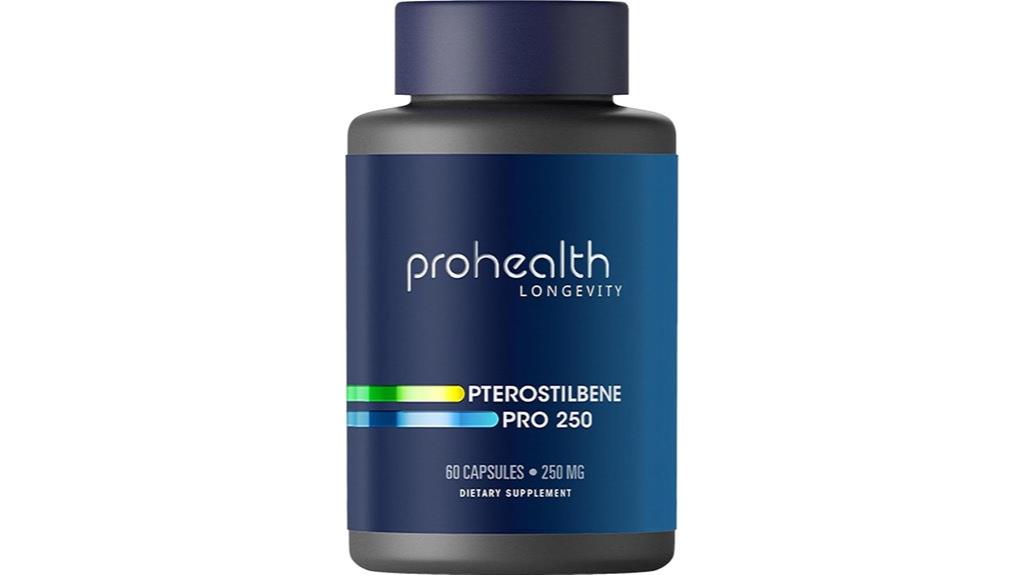 pterostilbene 250mg capsules