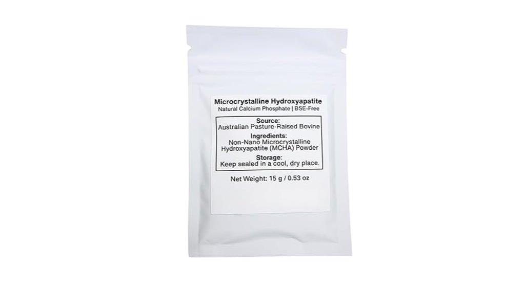 pure microcrystalline hydroxyapatite