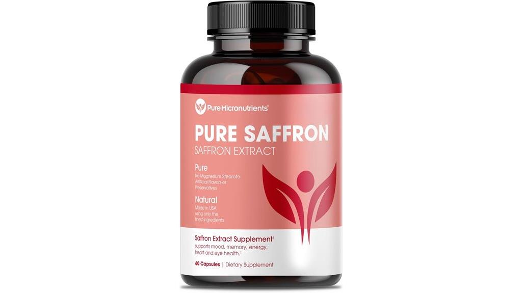 pure saffron extract capsules