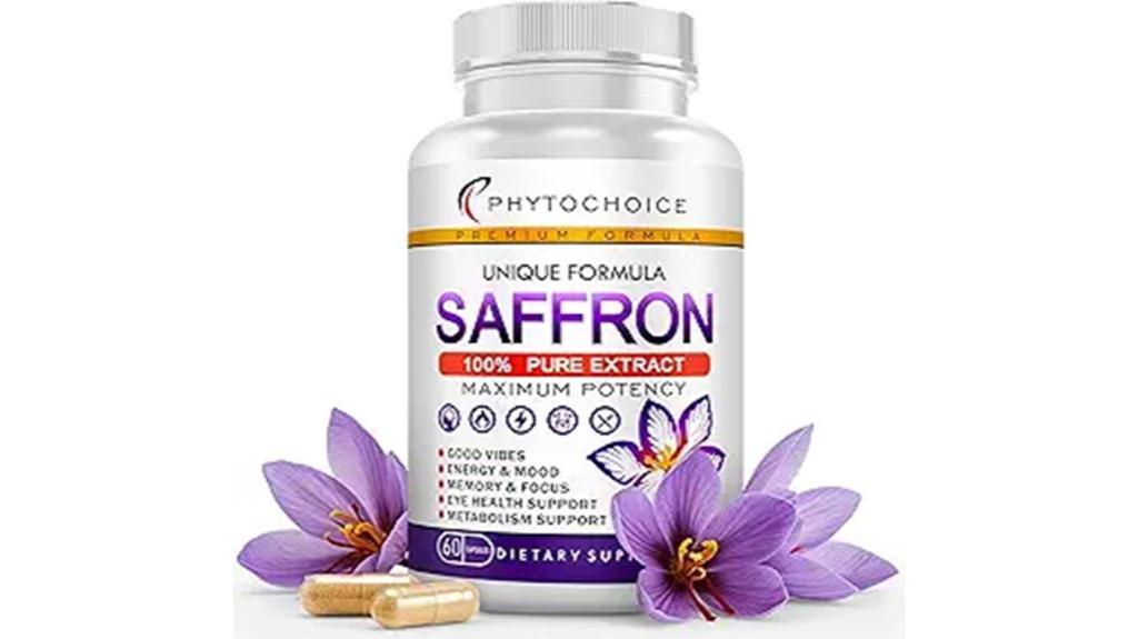 pure saffron extract capsules