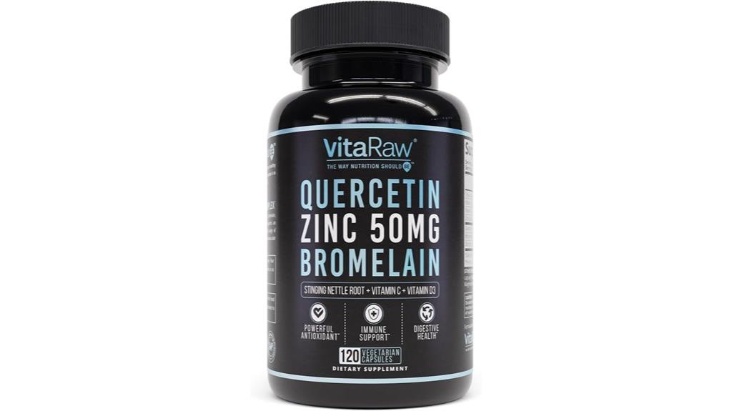 quercetin bromelain 500mg capsules