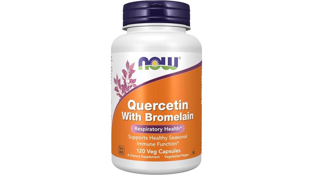 quercetin with bromelain capsules