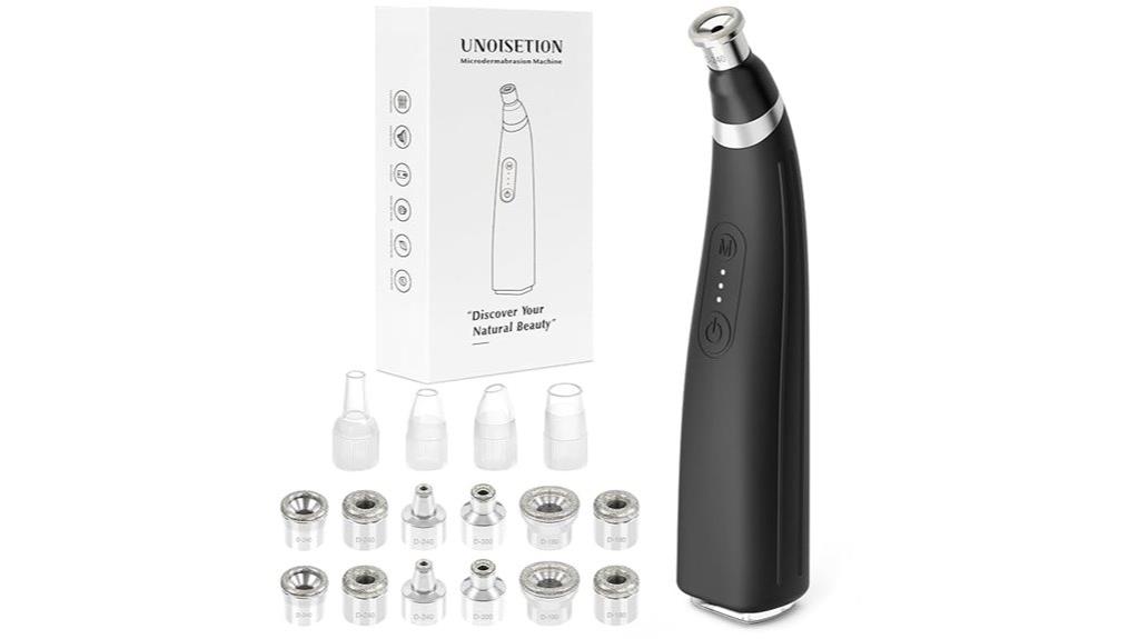 rechargeable diamond microdermabrasion device