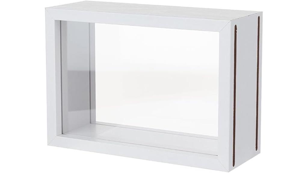 rectangular shadow box frame