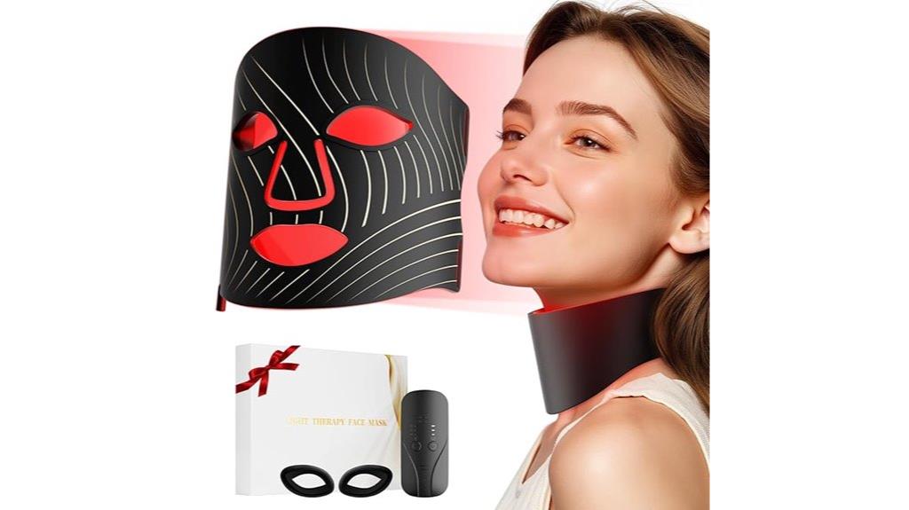 red light facial mask