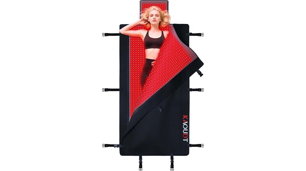 red light full body mat