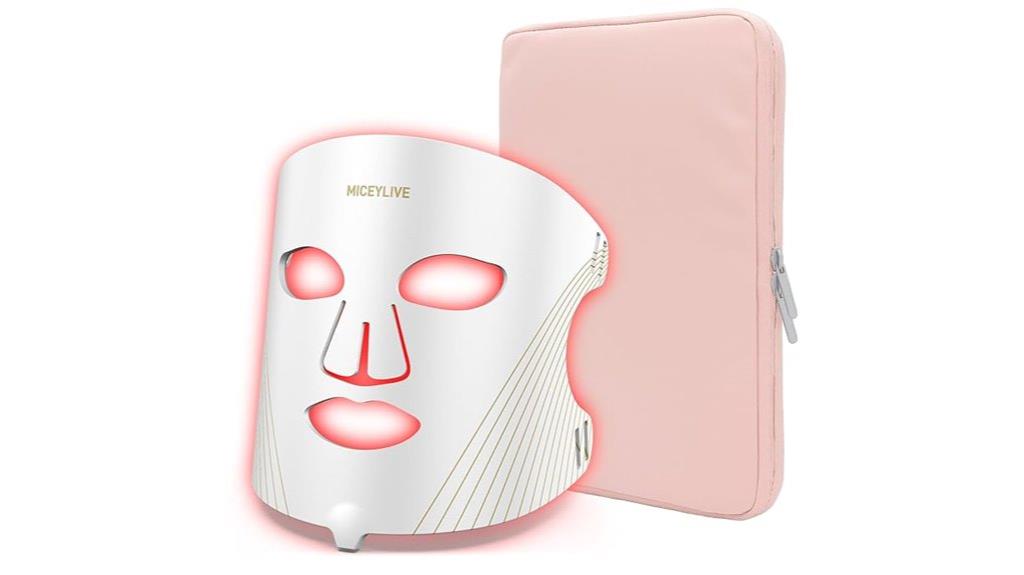 red light mask remote
