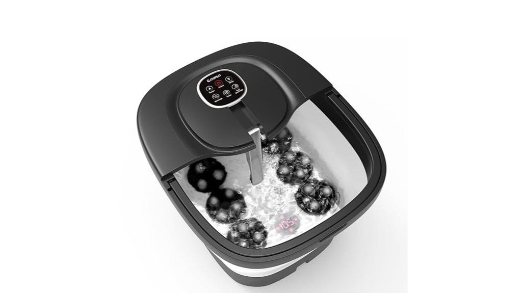 relaxing foot spa massager