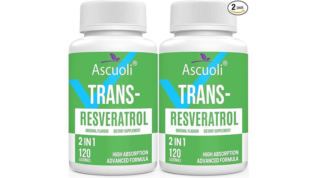 resveratrol lozenge supplement