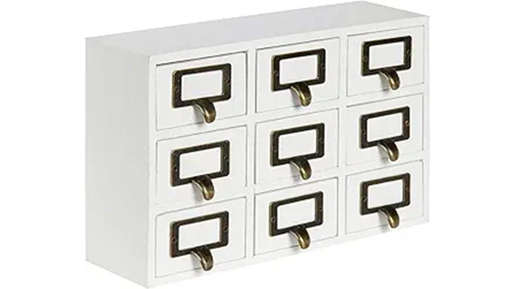 rustic white wooden desk