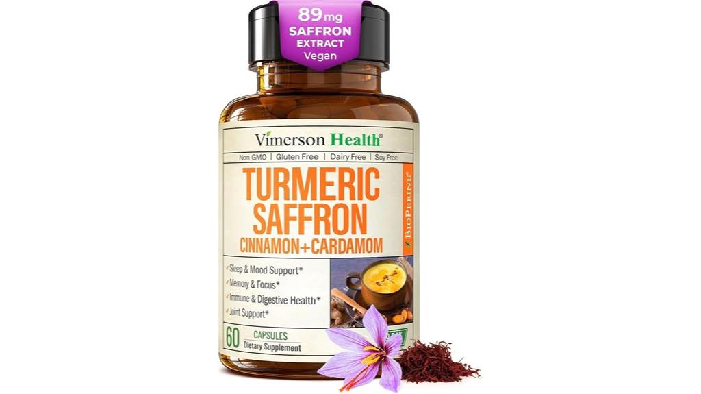 saffron turmeric spiced capsules