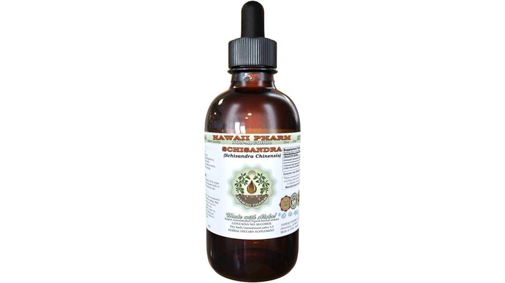 schisandra liquid extract bottle