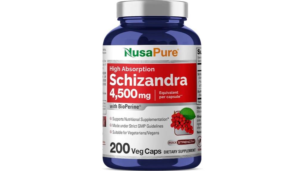 schizandra berries extract capsules