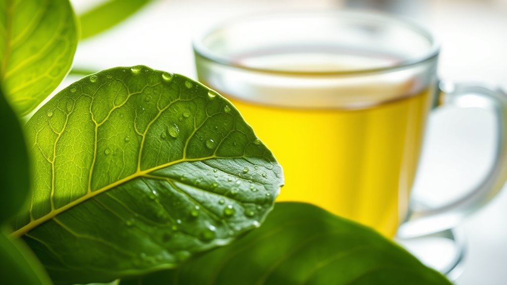 select fresh quality green tea