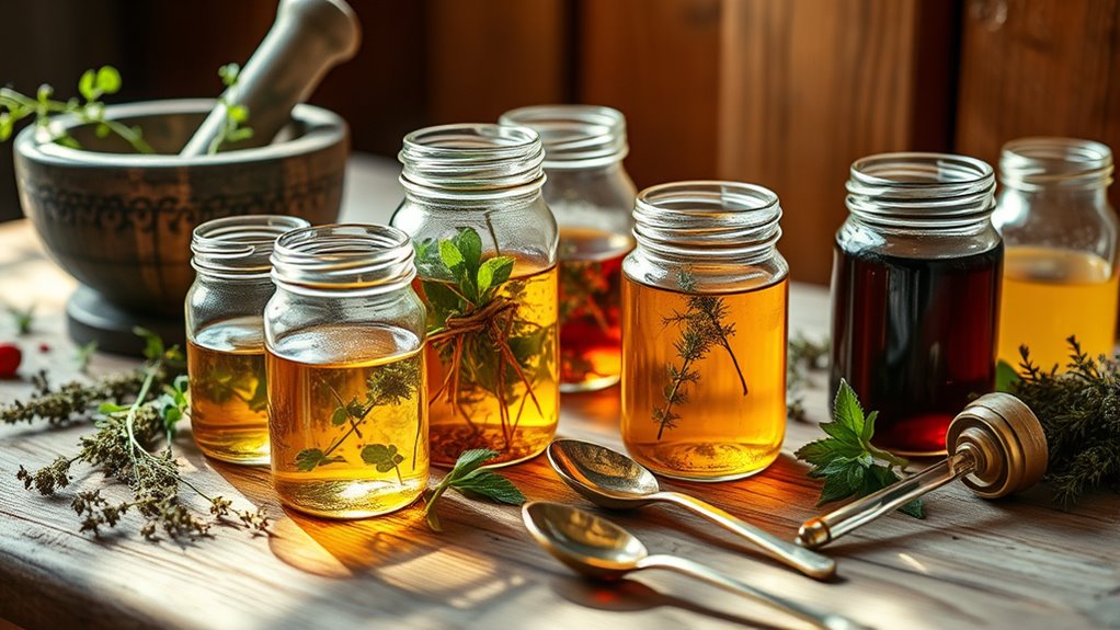 select herbs extract carefully